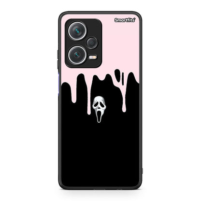 Xiaomi Redmi Note 12 Pro+ / 12 Pro Discovery Melting Halloween Mask θήκη από τη Smartfits με σχέδιο στο πίσω μέρος και μαύρο περίβλημα | Smartphone case with colorful back and black bezels by Smartfits
