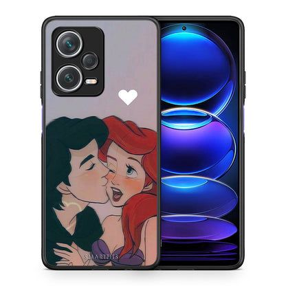 Θήκη Αγίου Βαλεντίνου Xiaomi Redmi Note 12 Pro+ / 12 Pro Discovery Mermaid Love από τη Smartfits με σχέδιο στο πίσω μέρος και μαύρο περίβλημα | Xiaomi Redmi Note 12 Pro+ / 12 Pro Discovery Mermaid Love case with colorful back and black bezels