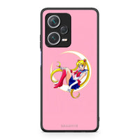 Thumbnail for Xiaomi Redmi Note 12 Pro+ / 12 Pro Discovery Moon Girl θήκη από τη Smartfits με σχέδιο στο πίσω μέρος και μαύρο περίβλημα | Smartphone case with colorful back and black bezels by Smartfits