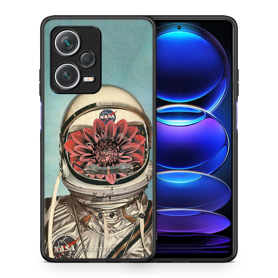Θήκη Xiaomi Redmi Note 12 Pro+ / 12 Pro Discovery Nasa Bloom από τη Smartfits με σχέδιο στο πίσω μέρος και μαύρο περίβλημα | Xiaomi Redmi Note 12 Pro+ / 12 Pro Discovery Nasa Bloom case with colorful back and black bezels