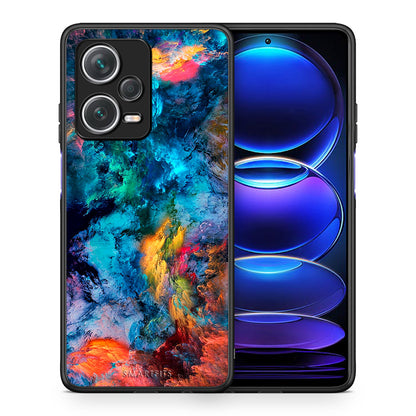 Θήκη Xiaomi Redmi Note 12 Pro+ / 12 Pro Discovery Crayola Paint από τη Smartfits με σχέδιο στο πίσω μέρος και μαύρο περίβλημα | Xiaomi Redmi Note 12 Pro+ / 12 Pro Discovery Crayola Paint case with colorful back and black bezels