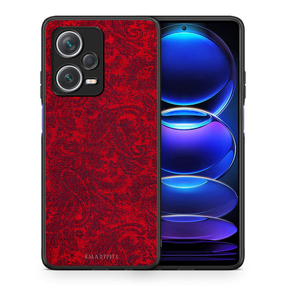 Θήκη Xiaomi Redmi Note 12 Pro+ / 12 Pro Discovery Paisley Cashmere από τη Smartfits με σχέδιο στο πίσω μέρος και μαύρο περίβλημα | Xiaomi Redmi Note 12 Pro+ / 12 Pro Discovery Paisley Cashmere case with colorful back and black bezels