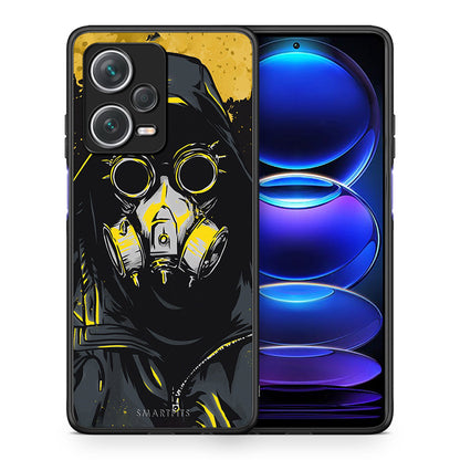 Θήκη Xiaomi Redmi Note 12 Pro+ / 12 Pro Discovery Mask PopArt από τη Smartfits με σχέδιο στο πίσω μέρος και μαύρο περίβλημα | Xiaomi Redmi Note 12 Pro+ / 12 Pro Discovery Mask PopArt case with colorful back and black bezels