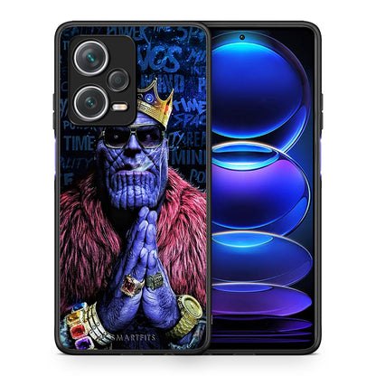 Θήκη Xiaomi Redmi Note 12 Pro+ / 12 Pro Discovery Thanos PopArt από τη Smartfits με σχέδιο στο πίσω μέρος και μαύρο περίβλημα | Xiaomi Redmi Note 12 Pro+ / 12 Pro Discovery Thanos PopArt case with colorful back and black bezels