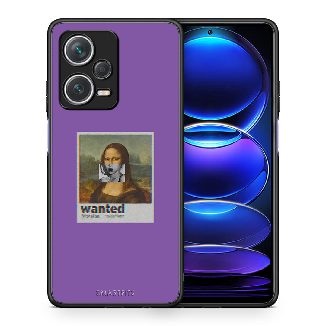 Θήκη Xiaomi Redmi Note 12 Pro+ / 12 Pro Discovery Monalisa Popart από τη Smartfits με σχέδιο στο πίσω μέρος και μαύρο περίβλημα | Xiaomi Redmi Note 12 Pro+ / 12 Pro Discovery Monalisa Popart case with colorful back and black bezels