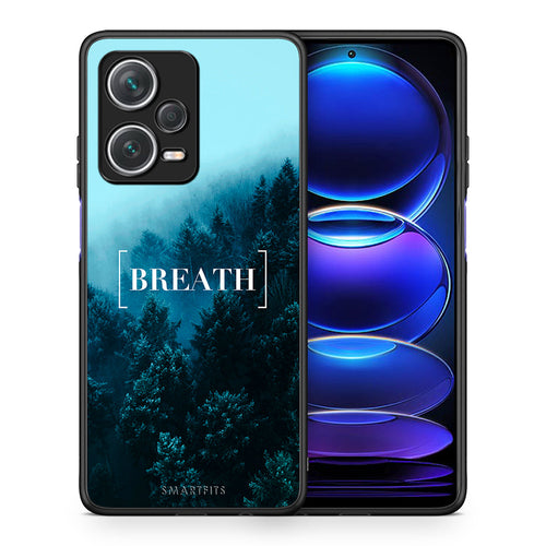 Θήκη Xiaomi Redmi Note 12 Pro+ / 12 Pro Discovery Breath Quote από τη Smartfits με σχέδιο στο πίσω μέρος και μαύρο περίβλημα | Xiaomi Redmi Note 12 Pro+ / 12 Pro Discovery Breath Quote case with colorful back and black bezels