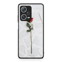 Thumbnail for Xiaomi Redmi Note 12 Pro+ / 12 Pro Discovery Red Rose θήκη από τη Smartfits με σχέδιο στο πίσω μέρος και μαύρο περίβλημα | Smartphone case with colorful back and black bezels by Smartfits