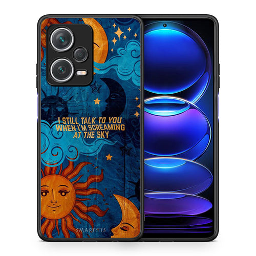 Θήκη Xiaomi Redmi Note 12 Pro+ / 12 Pro Discovery Screaming Sky από τη Smartfits με σχέδιο στο πίσω μέρος και μαύρο περίβλημα | Xiaomi Redmi Note 12 Pro+ / 12 Pro Discovery Screaming Sky case with colorful back and black bezels