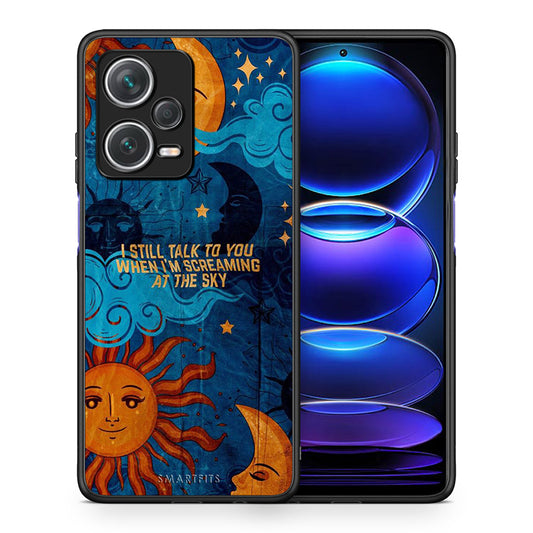Θήκη Xiaomi Redmi Note 12 Pro+ / 12 Pro Discovery Screaming Sky από τη Smartfits με σχέδιο στο πίσω μέρος και μαύρο περίβλημα | Xiaomi Redmi Note 12 Pro+ / 12 Pro Discovery Screaming Sky case with colorful back and black bezels