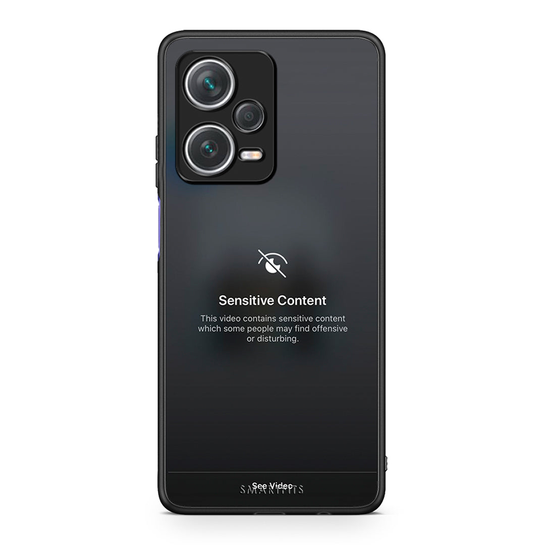 Xiaomi Redmi Note 12 Pro+ / 12 Pro Discovery Sensitive Content θήκη από τη Smartfits με σχέδιο στο πίσω μέρος και μαύρο περίβλημα | Smartphone case with colorful back and black bezels by Smartfits