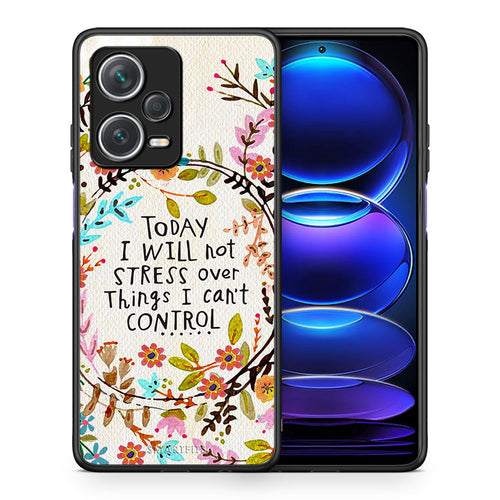 Θήκη Xiaomi Redmi Note 12 Pro+ / 12 Pro Discovery Stress Over από τη Smartfits με σχέδιο στο πίσω μέρος και μαύρο περίβλημα | Xiaomi Redmi Note 12 Pro+ / 12 Pro Discovery Stress Over case with colorful back and black bezels