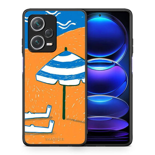 Θήκη Xiaomi Redmi Note 12 Pro+ / 12 Pro Discovery Summering από τη Smartfits με σχέδιο στο πίσω μέρος και μαύρο περίβλημα | Xiaomi Redmi Note 12 Pro+ / 12 Pro Discovery Summering case with colorful back and black bezels