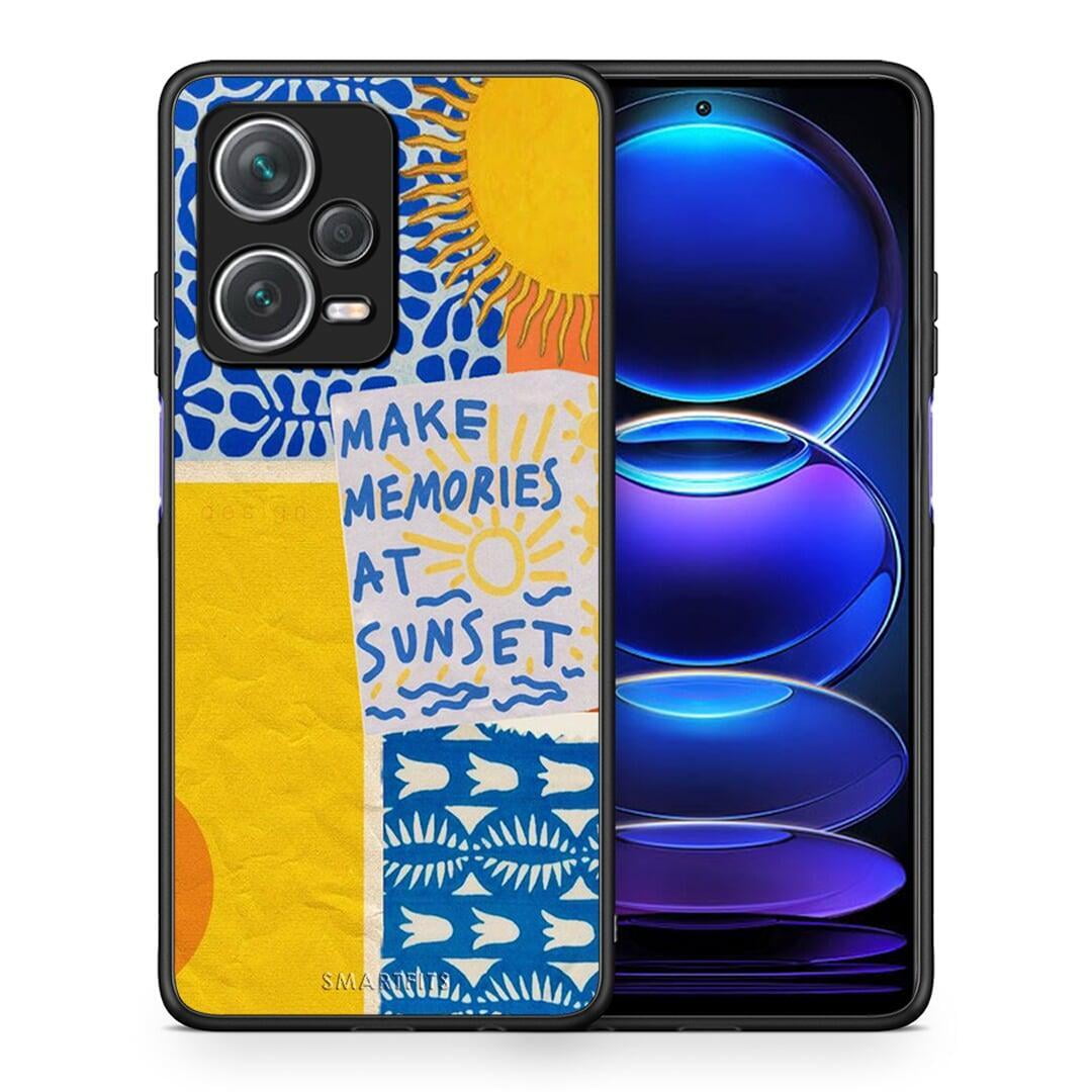Θήκη Xiaomi Redmi Note 12 Pro+ / 12 Pro Discovery Sunset Memories από τη Smartfits με σχέδιο στο πίσω μέρος και μαύρο περίβλημα | Xiaomi Redmi Note 12 Pro+ / 12 Pro Discovery Sunset Memories case with colorful back and black bezels