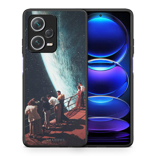 Θήκη Xiaomi Redmi Note 12 Pro+ / 12 Pro Discovery Surreal View από τη Smartfits με σχέδιο στο πίσω μέρος και μαύρο περίβλημα | Xiaomi Redmi Note 12 Pro+ / 12 Pro Discovery Surreal View case with colorful back and black bezels