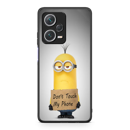 4 - Xiaomi Redmi Note 12 Pro+ / 12 Pro Discovery Minion Text case, cover, bumper