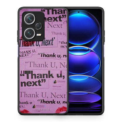 Θήκη Αγίου Βαλεντίνου Xiaomi Redmi Note 12 Pro+ / 12 Pro Discovery Thank You Next από τη Smartfits με σχέδιο στο πίσω μέρος και μαύρο περίβλημα | Xiaomi Redmi Note 12 Pro+ / 12 Pro Discovery Thank You Next case with colorful back and black bezels