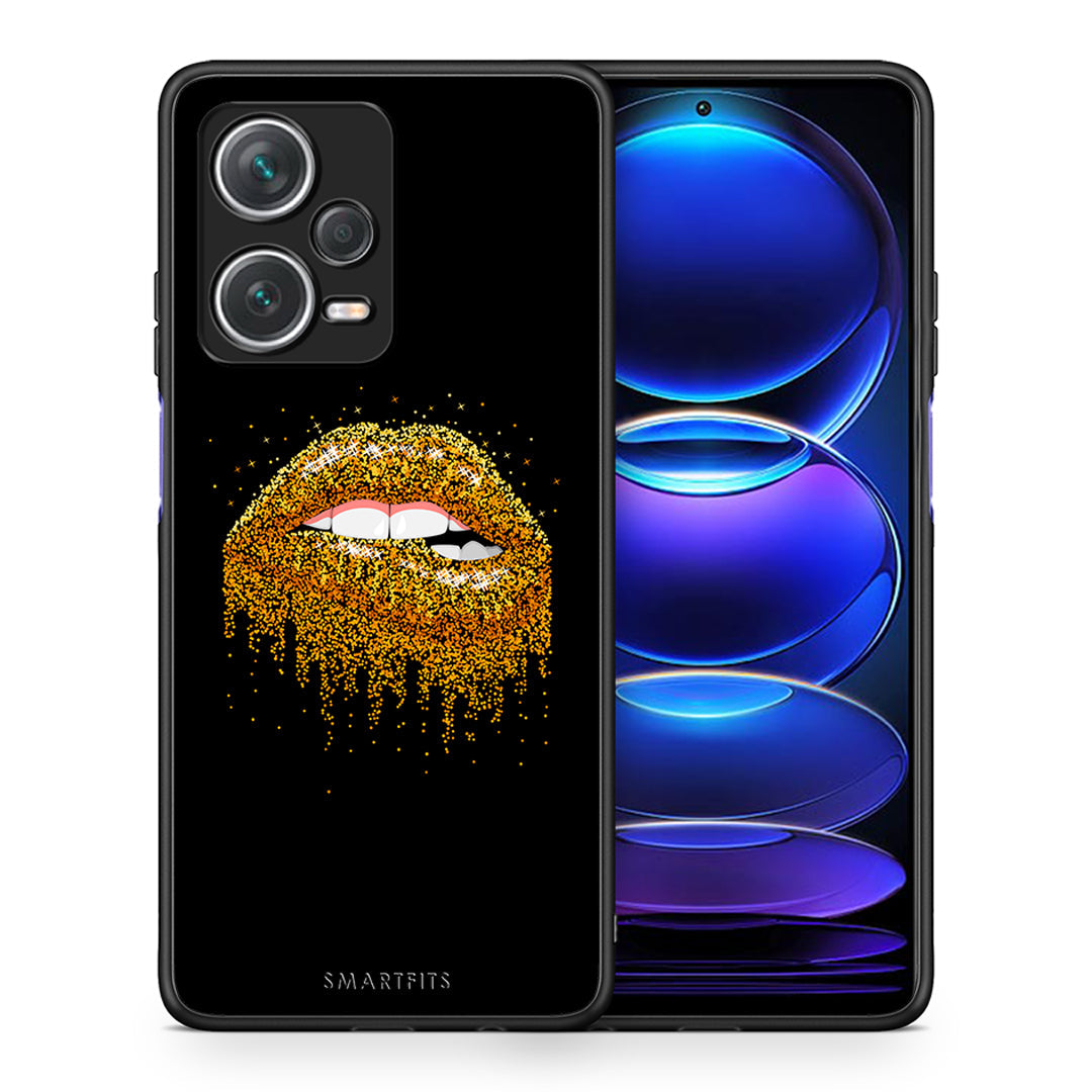 Θήκη Xiaomi Redmi Note 12 Pro+ / 12 Pro Discovery Golden Valentine από τη Smartfits με σχέδιο στο πίσω μέρος και μαύρο περίβλημα | Xiaomi Redmi Note 12 Pro+ / 12 Pro Discovery Golden Valentine case with colorful back and black bezels