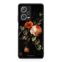 Thumbnail for Xiaomi Redmi Note 12 Pro+ / 12 Pro Discovery Vintage Roses θήκη από τη Smartfits με σχέδιο στο πίσω μέρος και μαύρο περίβλημα | Smartphone case with colorful back and black bezels by Smartfits