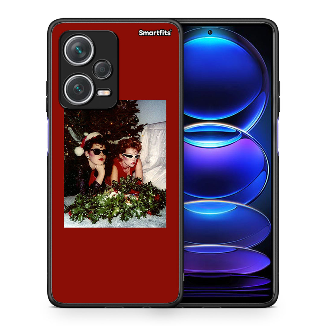 Θήκη Xiaomi Redmi Note 12 Pro+ / 12 Pro Discovery Waiting For Xmas από τη Smartfits με σχέδιο στο πίσω μέρος και μαύρο περίβλημα | Xiaomi Redmi Note 12 Pro+ / 12 Pro Discovery Waiting For Xmas case with colorful back and black bezels