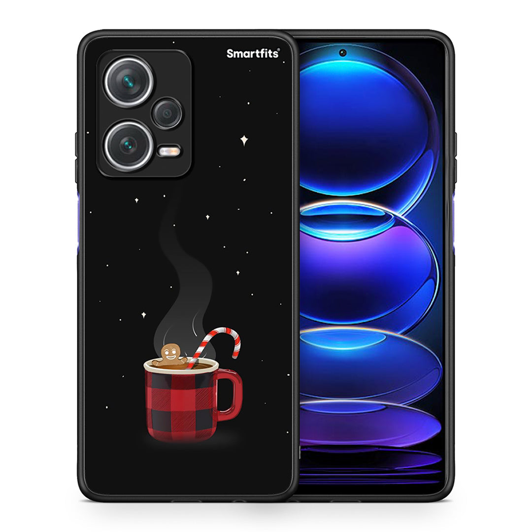 Θήκη Xiaomi Redmi Note 12 Pro+ / 12 Pro Discovery Xmas Bathing από τη Smartfits με σχέδιο στο πίσω μέρος και μαύρο περίβλημα | Xiaomi Redmi Note 12 Pro+ / 12 Pro Discovery Xmas Bathing case with colorful back and black bezels