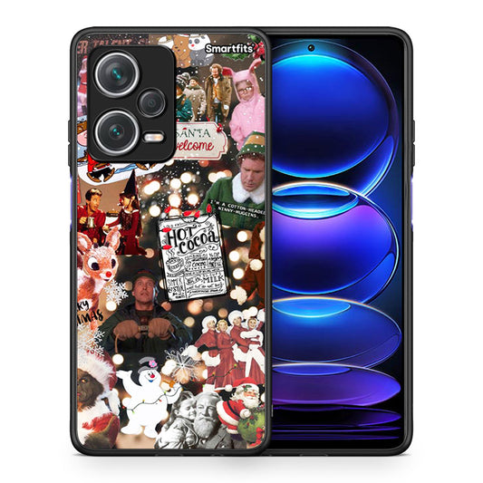 Θήκη Xiaomi Redmi Note 12 Pro+ / 12 Pro Discovery Xmas Movies από τη Smartfits με σχέδιο στο πίσω μέρος και μαύρο περίβλημα | Xiaomi Redmi Note 12 Pro+ / 12 Pro Discovery Xmas Movies case with colorful back and black bezels