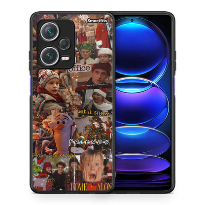 Θήκη Xiaomi Redmi Note 12 Pro+ / 12 Pro Discovery Xmas Wishes από τη Smartfits με σχέδιο στο πίσω μέρος και μαύρο περίβλημα | Xiaomi Redmi Note 12 Pro+ / 12 Pro Discovery Xmas Wishes case with colorful back and black bezels