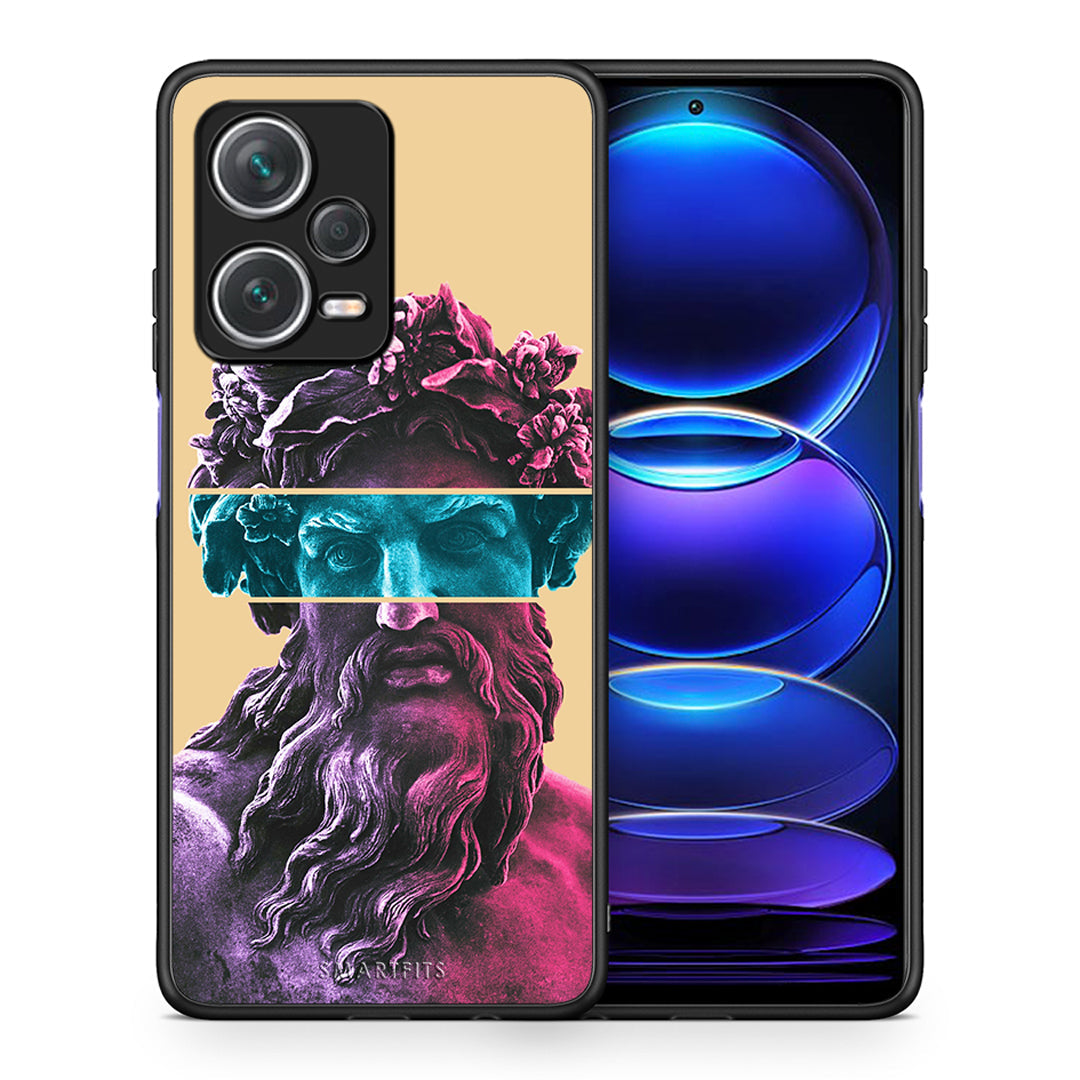 Θήκη Αγίου Βαλεντίνου Xiaomi Redmi Note 12 Pro+ / 12 Pro Discovery Zeus Art από τη Smartfits με σχέδιο στο πίσω μέρος και μαύρο περίβλημα | Xiaomi Redmi Note 12 Pro+ / 12 Pro Discovery Zeus Art case with colorful back and black bezels