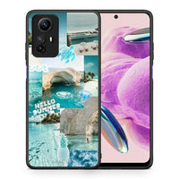Thumbnail for Θήκη Xiaomi Redmi Note 12S Aesthetic Summer από τη Smartfits με σχέδιο στο πίσω μέρος και μαύρο περίβλημα | Xiaomi Redmi Note 12S Aesthetic Summer Case with Colorful Back and Black Bezels