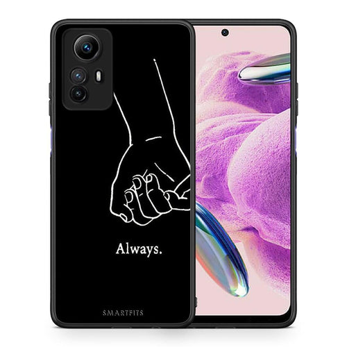 Θήκη Xiaomi Redmi Note 12S / Redmi K60 Pro Always & Forever 1 από τη Smartfits με σχέδιο στο πίσω μέρος και μαύρο περίβλημα | Xiaomi Redmi Note 12S / Redmi K60 Pro Always & Forever 1 Case with Colorful Back and Black Bezels
