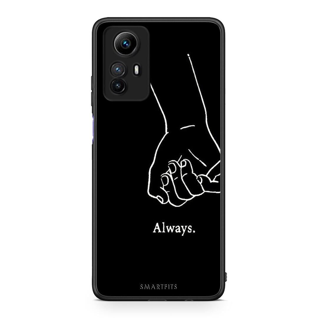 Θήκη Xiaomi Redmi Note 12S / Redmi K60 Pro Always & Forever 1 από τη Smartfits με σχέδιο στο πίσω μέρος και μαύρο περίβλημα | Xiaomi Redmi Note 12S / Redmi K60 Pro Always & Forever 1 Case with Colorful Back and Black Bezels