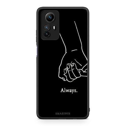 Θήκη Xiaomi Redmi Note 12S / Redmi K60 Pro Always & Forever 1 από τη Smartfits με σχέδιο στο πίσω μέρος και μαύρο περίβλημα | Xiaomi Redmi Note 12S / Redmi K60 Pro Always & Forever 1 Case with Colorful Back and Black Bezels