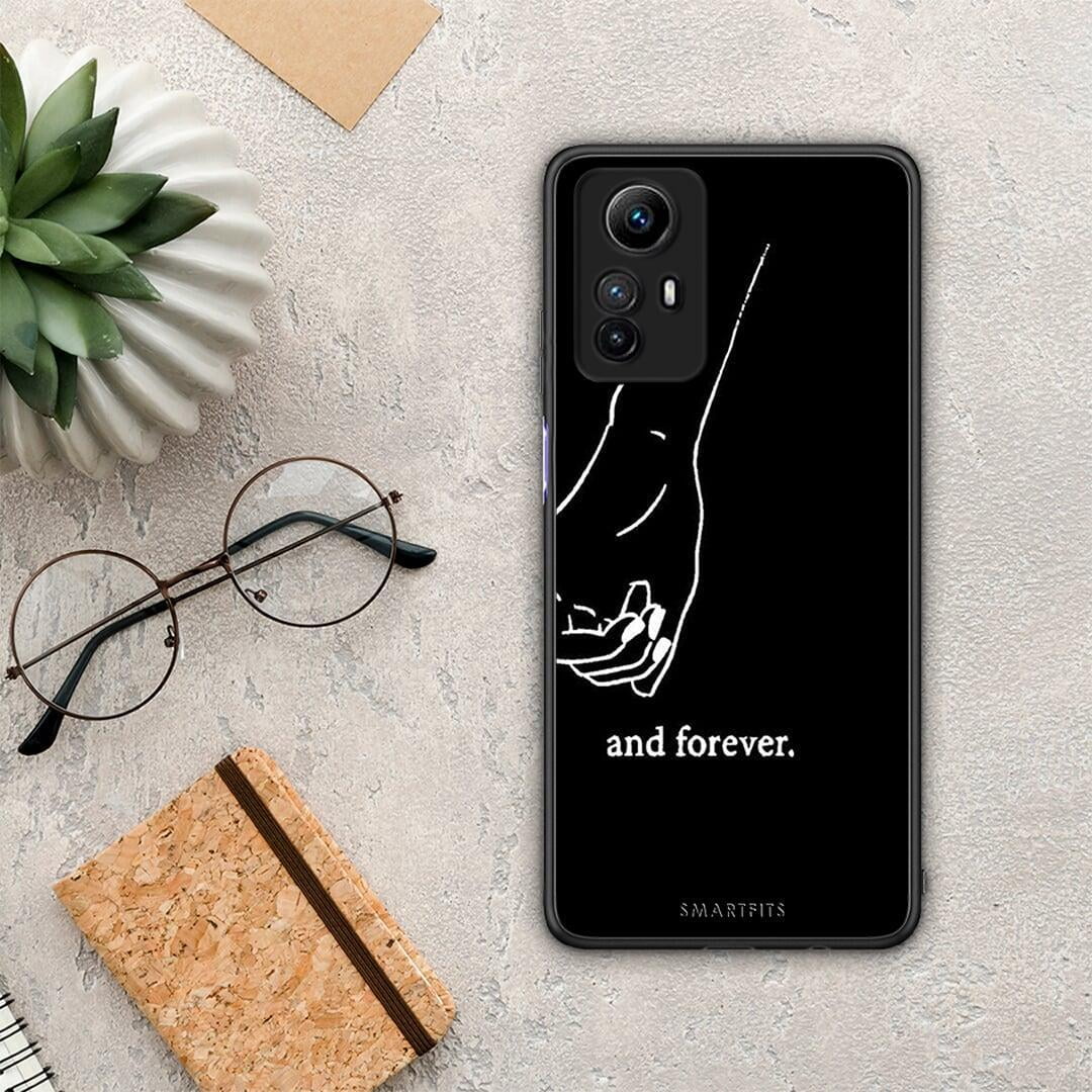 Θήκη Xiaomi Redmi Note 12S / Redmi K60 Pro Always & Forever 2 από τη Smartfits με σχέδιο στο πίσω μέρος και μαύρο περίβλημα | Xiaomi Redmi Note 12S / Redmi K60 Pro Always & Forever 2 Case with Colorful Back and Black Bezels