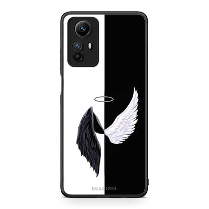 Θήκη Xiaomi Redmi Note 12S / Redmi K60 Pro Angels Demons από τη Smartfits με σχέδιο στο πίσω μέρος και μαύρο περίβλημα | Xiaomi Redmi Note 12S / Redmi K60 Pro Angels Demons Case with Colorful Back and Black Bezels