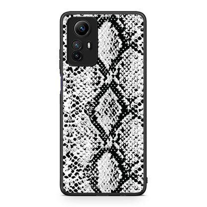 Θήκη Xiaomi Redmi Note 12S / Redmi K60 Pro Animal White Snake από τη Smartfits με σχέδιο στο πίσω μέρος και μαύρο περίβλημα | Xiaomi Redmi Note 12S / Redmi K60 Pro Animal White Snake Case with Colorful Back and Black Bezels