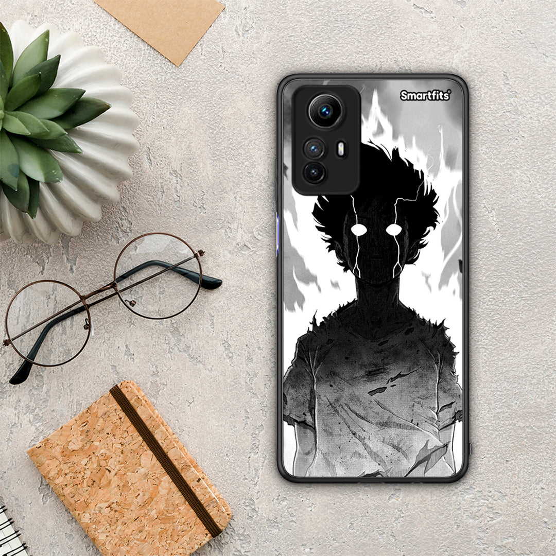 Θήκη Xiaomi Redmi Note 12S Anime Boy από τη Smartfits με σχέδιο στο πίσω μέρος και μαύρο περίβλημα | Xiaomi Redmi Note 12S Anime Boy Case with Colorful Back and Black Bezels