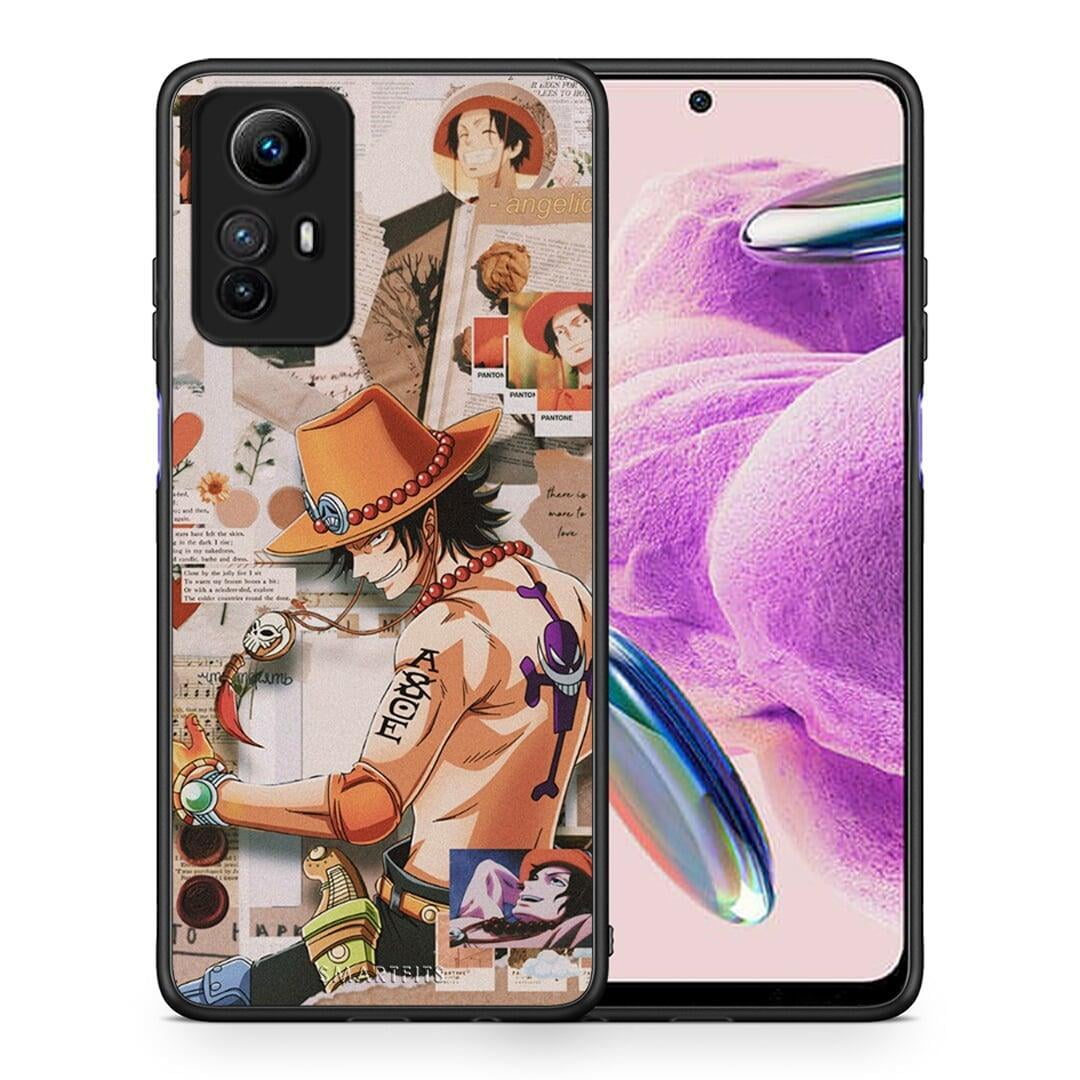 Θήκη Xiaomi Redmi Note 12S / Redmi K60 Pro Anime Collage από τη Smartfits με σχέδιο στο πίσω μέρος και μαύρο περίβλημα | Xiaomi Redmi Note 12S / Redmi K60 Pro Anime Collage Case with Colorful Back and Black Bezels