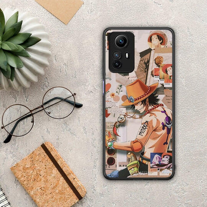 Θήκη Xiaomi Redmi Note 12S / Redmi K60 Pro Anime Collage από τη Smartfits με σχέδιο στο πίσω μέρος και μαύρο περίβλημα | Xiaomi Redmi Note 12S / Redmi K60 Pro Anime Collage Case with Colorful Back and Black Bezels