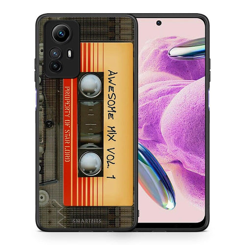 Θήκη Xiaomi Redmi Note 12S / Redmi K60 Pro Awesome Mix από τη Smartfits με σχέδιο στο πίσω μέρος και μαύρο περίβλημα | Xiaomi Redmi Note 12S / Redmi K60 Pro Awesome Mix Case with Colorful Back and Black Bezels