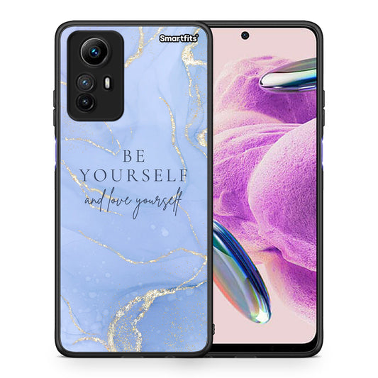 Θήκη Xiaomi Redmi Note 12S / Redmi K60 Pro Be Yourself από τη Smartfits με σχέδιο στο πίσω μέρος και μαύρο περίβλημα | Xiaomi Redmi Note 12S / Redmi K60 Pro Be Yourself Case with Colorful Back and Black Bezels
