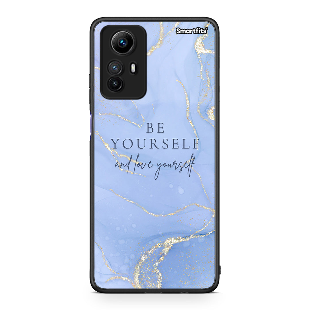 Θήκη Xiaomi Redmi Note 12S / Redmi K60 Pro Be Yourself από τη Smartfits με σχέδιο στο πίσω μέρος και μαύρο περίβλημα | Xiaomi Redmi Note 12S / Redmi K60 Pro Be Yourself Case with Colorful Back and Black Bezels