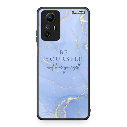 Θήκη Xiaomi Redmi Note 12S / Redmi K60 Pro Be Yourself από τη Smartfits με σχέδιο στο πίσω μέρος και μαύρο περίβλημα | Xiaomi Redmi Note 12S / Redmi K60 Pro Be Yourself Case with Colorful Back and Black Bezels