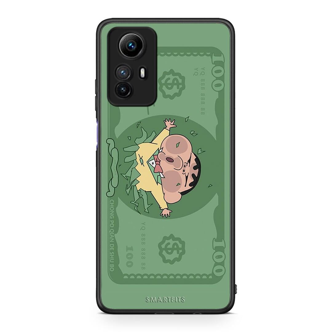 Θήκη Xiaomi Redmi Note 12S / Redmi K60 Pro Big Money από τη Smartfits με σχέδιο στο πίσω μέρος και μαύρο περίβλημα | Xiaomi Redmi Note 12S / Redmi K60 Pro Big Money Case with Colorful Back and Black Bezels
