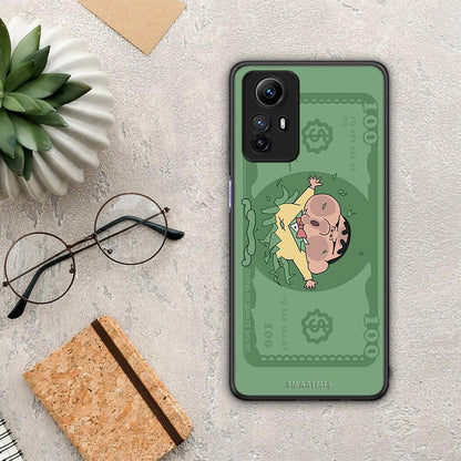 Θήκη Xiaomi Redmi Note 12S / Redmi K60 Pro Big Money από τη Smartfits με σχέδιο στο πίσω μέρος και μαύρο περίβλημα | Xiaomi Redmi Note 12S / Redmi K60 Pro Big Money Case with Colorful Back and Black Bezels