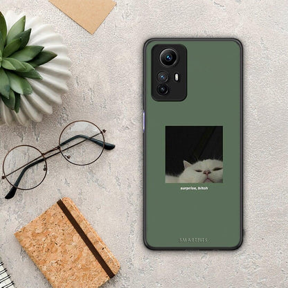 Θήκη Xiaomi Redmi Note 12S / Redmi K60 Pro Bitch Surprise από τη Smartfits με σχέδιο στο πίσω μέρος και μαύρο περίβλημα | Xiaomi Redmi Note 12S / Redmi K60 Pro Bitch Surprise Case with Colorful Back and Black Bezels