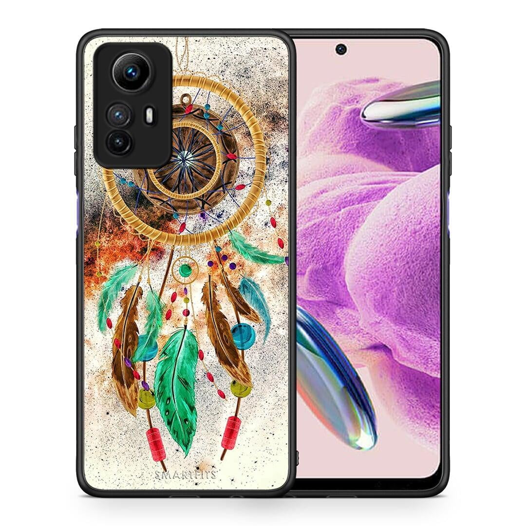 Θήκη Xiaomi Redmi Note 12S / Redmi K60 Pro Boho DreamCatcher από τη Smartfits με σχέδιο στο πίσω μέρος και μαύρο περίβλημα | Xiaomi Redmi Note 12S / Redmi K60 Pro Boho DreamCatcher Case with Colorful Back and Black Bezels