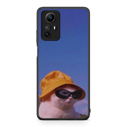 Θήκη Xiaomi Redmi Note 12S / Redmi K60 Pro Cat Diva από τη Smartfits με σχέδιο στο πίσω μέρος και μαύρο περίβλημα | Xiaomi Redmi Note 12S / Redmi K60 Pro Cat Diva Case with Colorful Back and Black Bezels