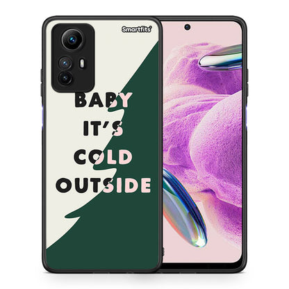 Θήκη Xiaomi Redmi Note 12S / Redmi K60 Pro Cold Outside από τη Smartfits με σχέδιο στο πίσω μέρος και μαύρο περίβλημα | Xiaomi Redmi Note 12S / Redmi K60 Pro Cold Outside Case with Colorful Back and Black Bezels