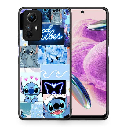 Θήκη Xiaomi Redmi Note 12S / Redmi K60 Pro Collage Good Vibes από τη Smartfits με σχέδιο στο πίσω μέρος και μαύρο περίβλημα | Xiaomi Redmi Note 12S / Redmi K60 Pro Collage Good Vibes Case with Colorful Back and Black Bezels