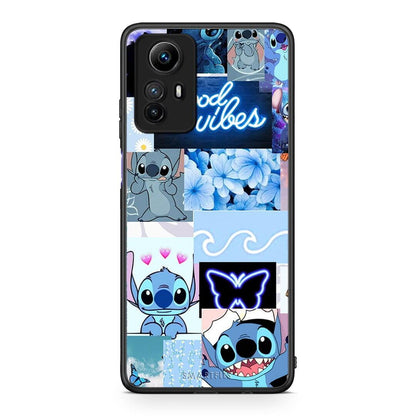 Θήκη Xiaomi Redmi Note 12S / Redmi K60 Pro Collage Good Vibes από τη Smartfits με σχέδιο στο πίσω μέρος και μαύρο περίβλημα | Xiaomi Redmi Note 12S / Redmi K60 Pro Collage Good Vibes Case with Colorful Back and Black Bezels