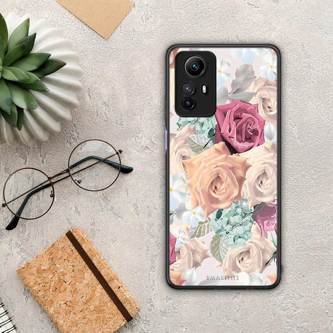 Θήκη Xiaomi Redmi Note 12S / Redmi K60 Pro Floral Bouquet από τη Smartfits με σχέδιο στο πίσω μέρος και μαύρο περίβλημα | Xiaomi Redmi Note 12S / Redmi K60 Pro Floral Bouquet Case with Colorful Back and Black Bezels